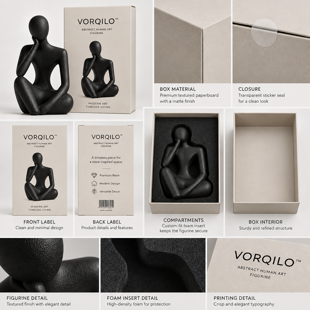 VORQILO™ Abstract Human Art Figurine image 6