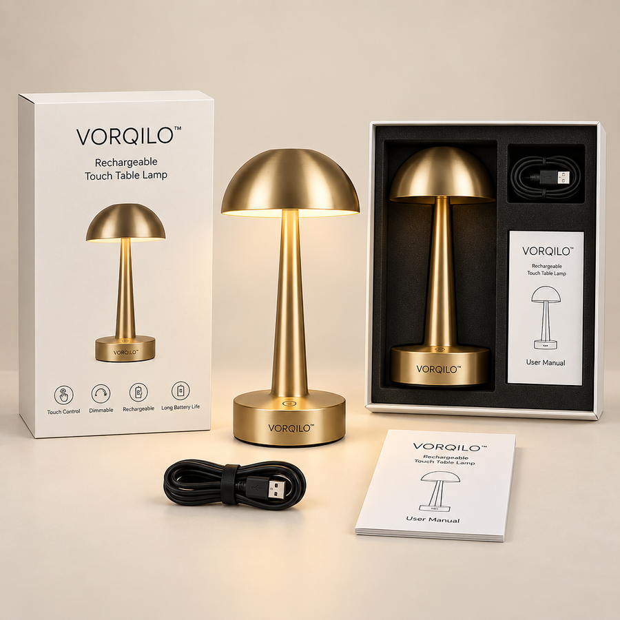 VORQILO™ Rechargeable Touch Table Lamp primary image