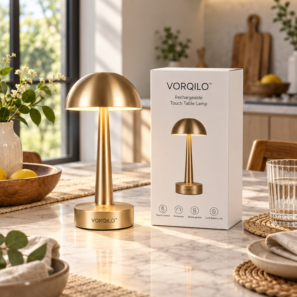 VORQILO™ Rechargeable Touch Table Lamp image 2