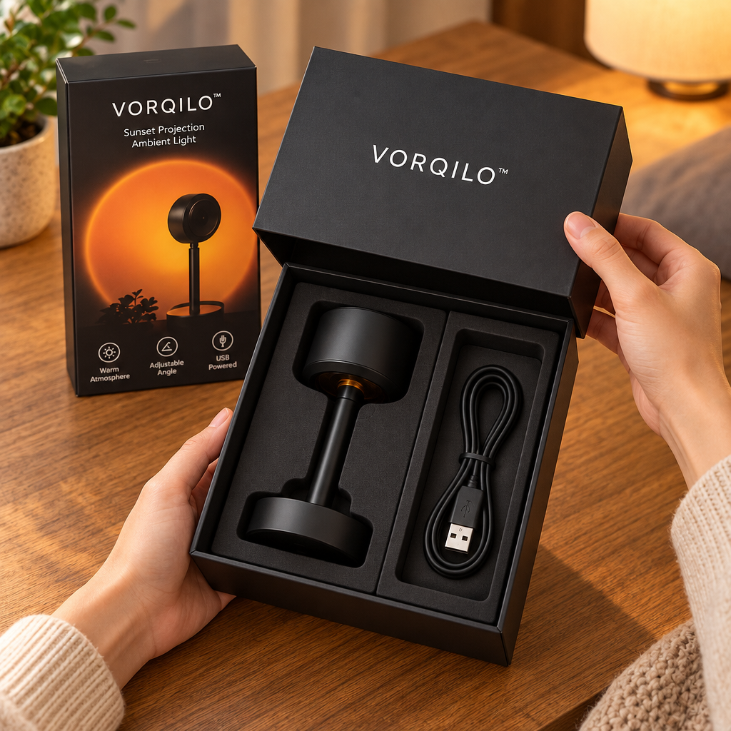 VORQILO™ Sunset Projection Ambient Light image 4