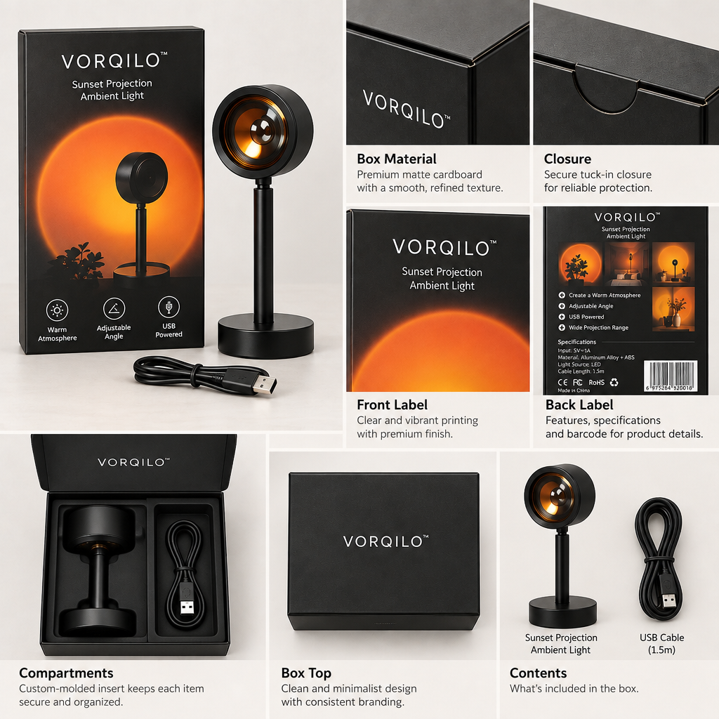 VORQILO™ Sunset Projection Ambient Light image 6