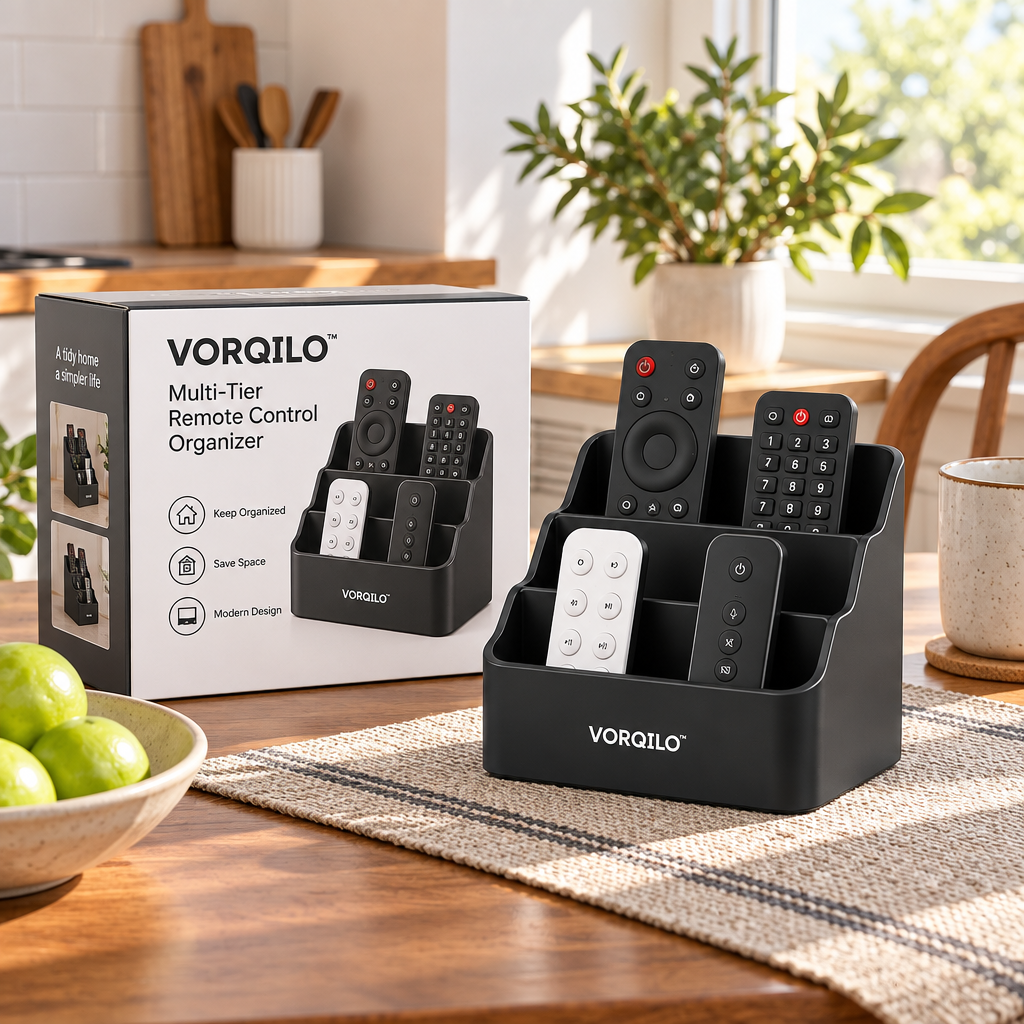 VORQILO™ Multi-Tier Remote Control Organizer image 2