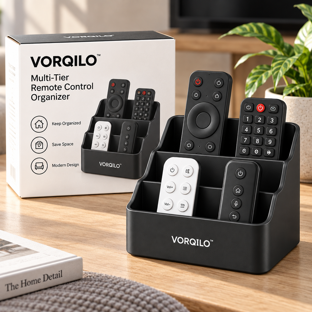 VORQILO™ Multi-Tier Remote Control Organizer image 3