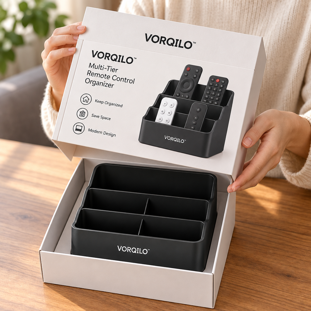 VORQILO™ Multi-Tier Remote Control Organizer image 4