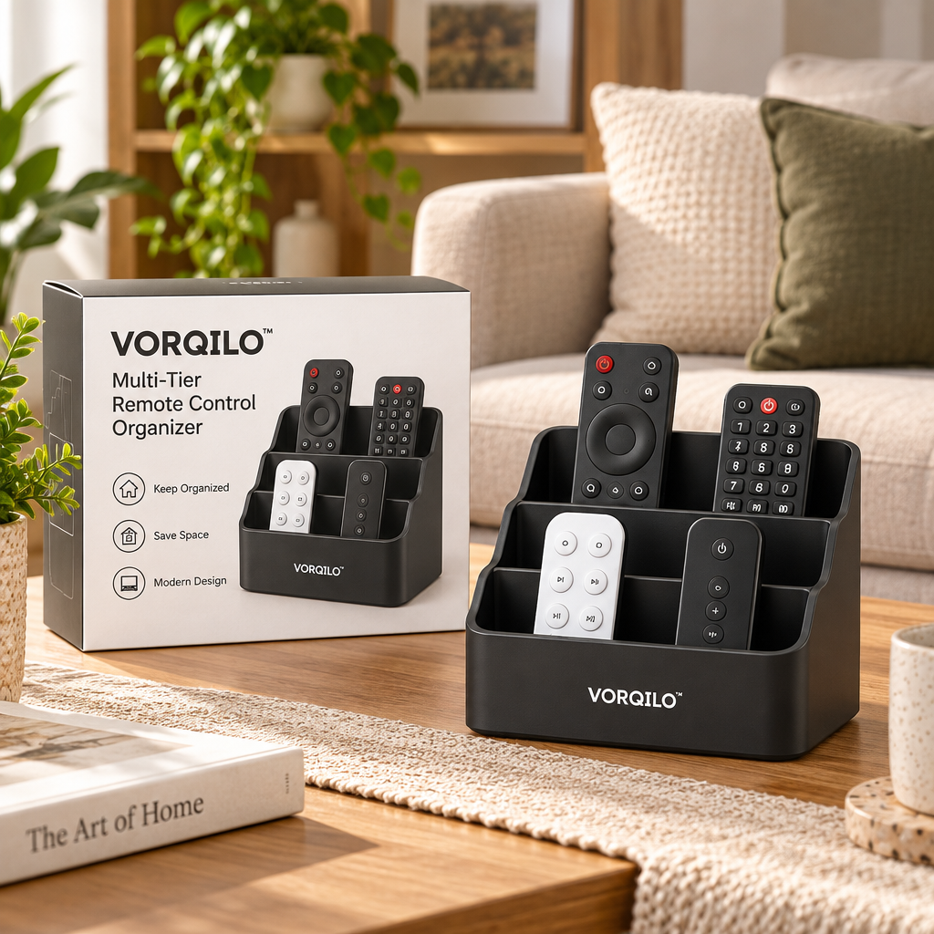 VORQILO™ Multi-Tier Remote Control Organizer image 5