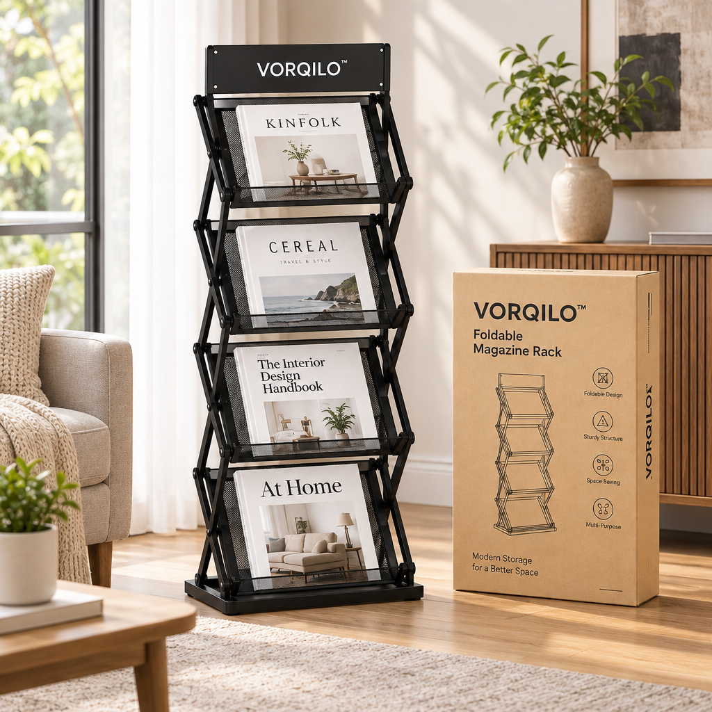 VORQILO™ Foldable Magazine Rack image 5